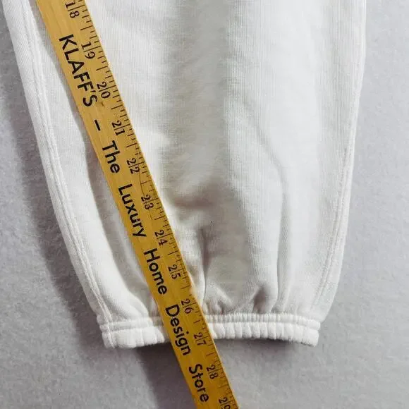 POLO RALPH LAUREN Pants Womens 2XL Big Pony Fleece Sweatpant Jogger White - Picture 9 of 10